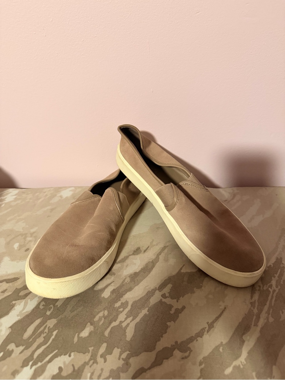 Vince Slip-On Casual Sneakers in Taupe